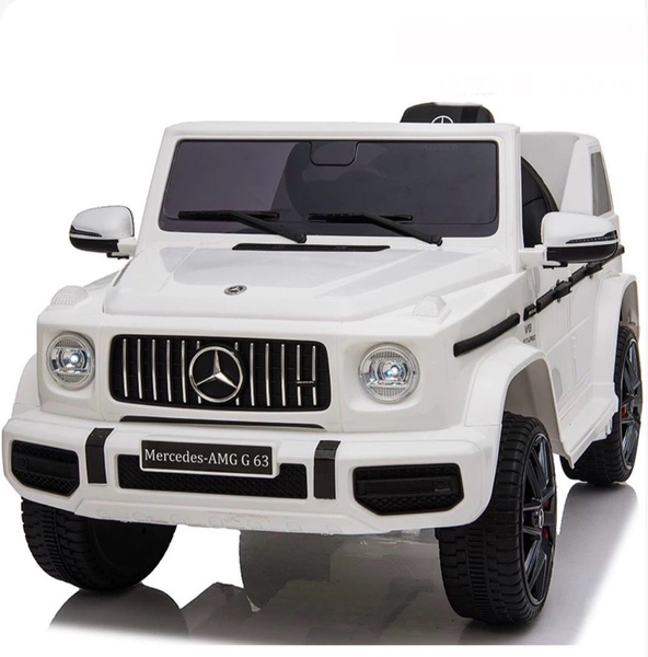 Электромобиль Tommy Mercedes-Benz G63 AMG MB-5 белый купить на OZON по ...
