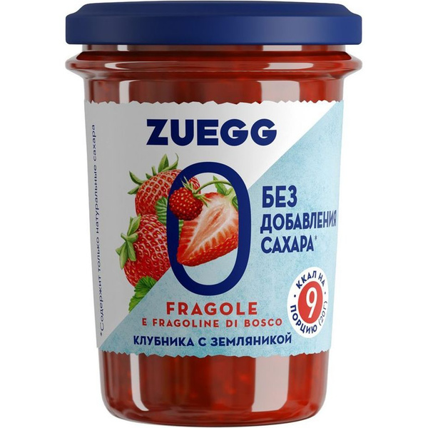 Конфитюр Zuegg Клубника без сахара 220 г купить на OZON по низкой цене ...