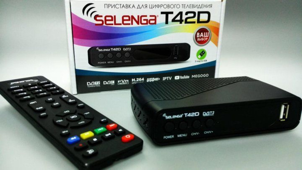 Приставка для Цифрового Телевидения SELENGA T42D купить на OZON по ...