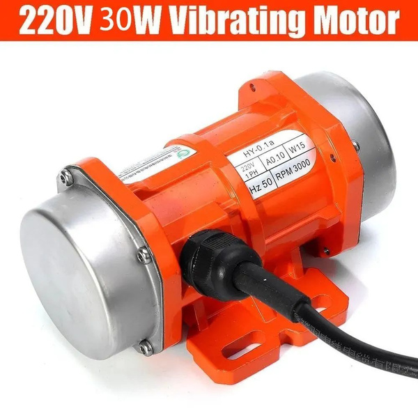 Бетонный вибратор Вибрационный двигатель, 30 Вт 220 В 3000 об, мин ...