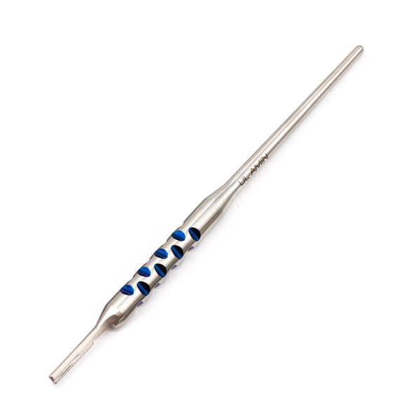 Ручка для скальпеля многоразовая для простых лезвий, Round Blue 150 мм ...