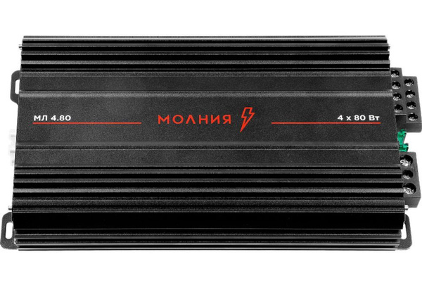 Автомобильный усилитель звука Урал (МЛ 4.80) Молния, 4х-канальный, 4х80 ...