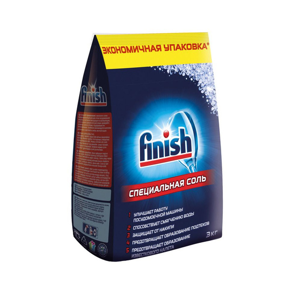 Finish Соль специальная для ПММ, 3 кг купить на OZON по низкой цене ...