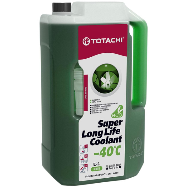 Totachi Super Long Life Coolant -40C GREEN 5л (Зеленый) купить на OZON ...