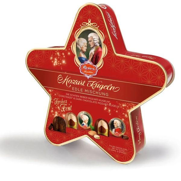 Reber Mozart Рождественская Звезда конфеты шоколадные 240 г купить на ...