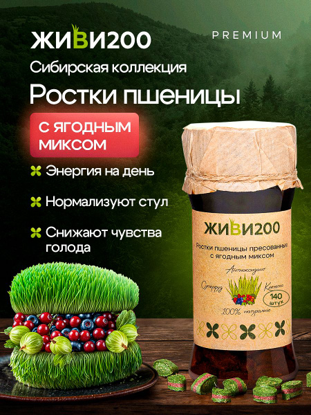 Витграсс в таблетках сибирский микс 140 шт. купить на OZON по низкой ...