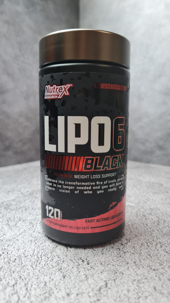 Жиросжигатель Lipo-6 Black Nutrex, Липо-6 Нутрекс 120 капсул купить на ...