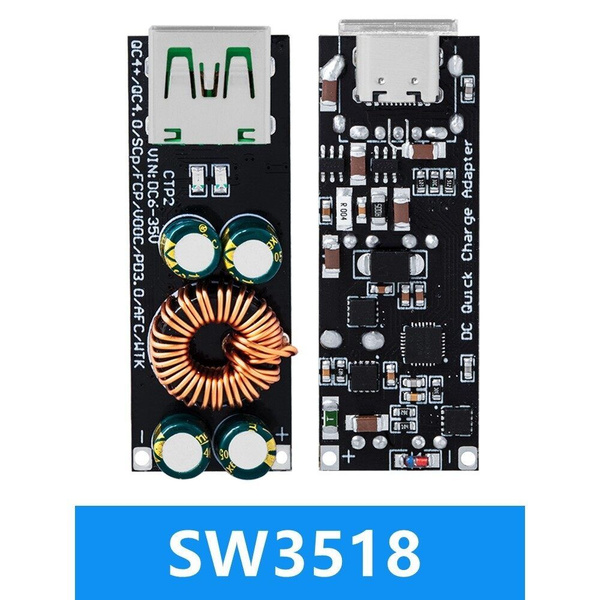 SW3518 / SW3516 QC4.0 QC3.0 USB Type-C Адаптер для быстрой зарядки ...