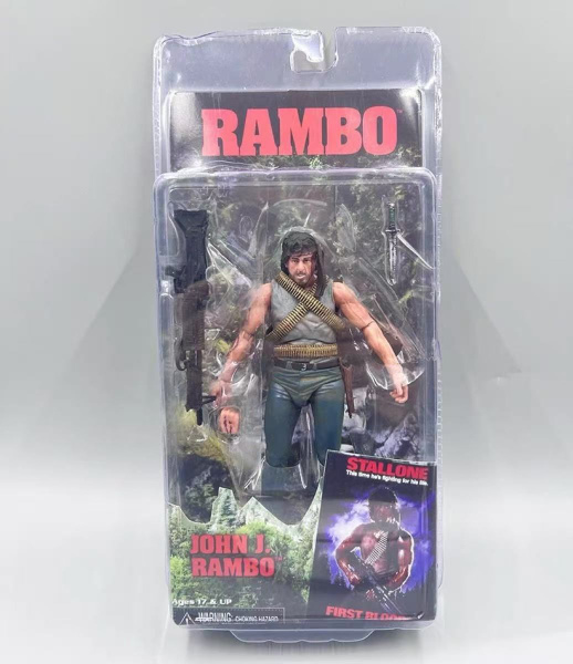First Blood/Фигурка-NECA John Rambo /20cm(коробка) купить на OZON по ...