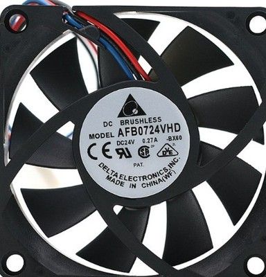 Новый Вентилятор Delta AFB0724VHD 24V 0.27A 70*70*20MM 7CM