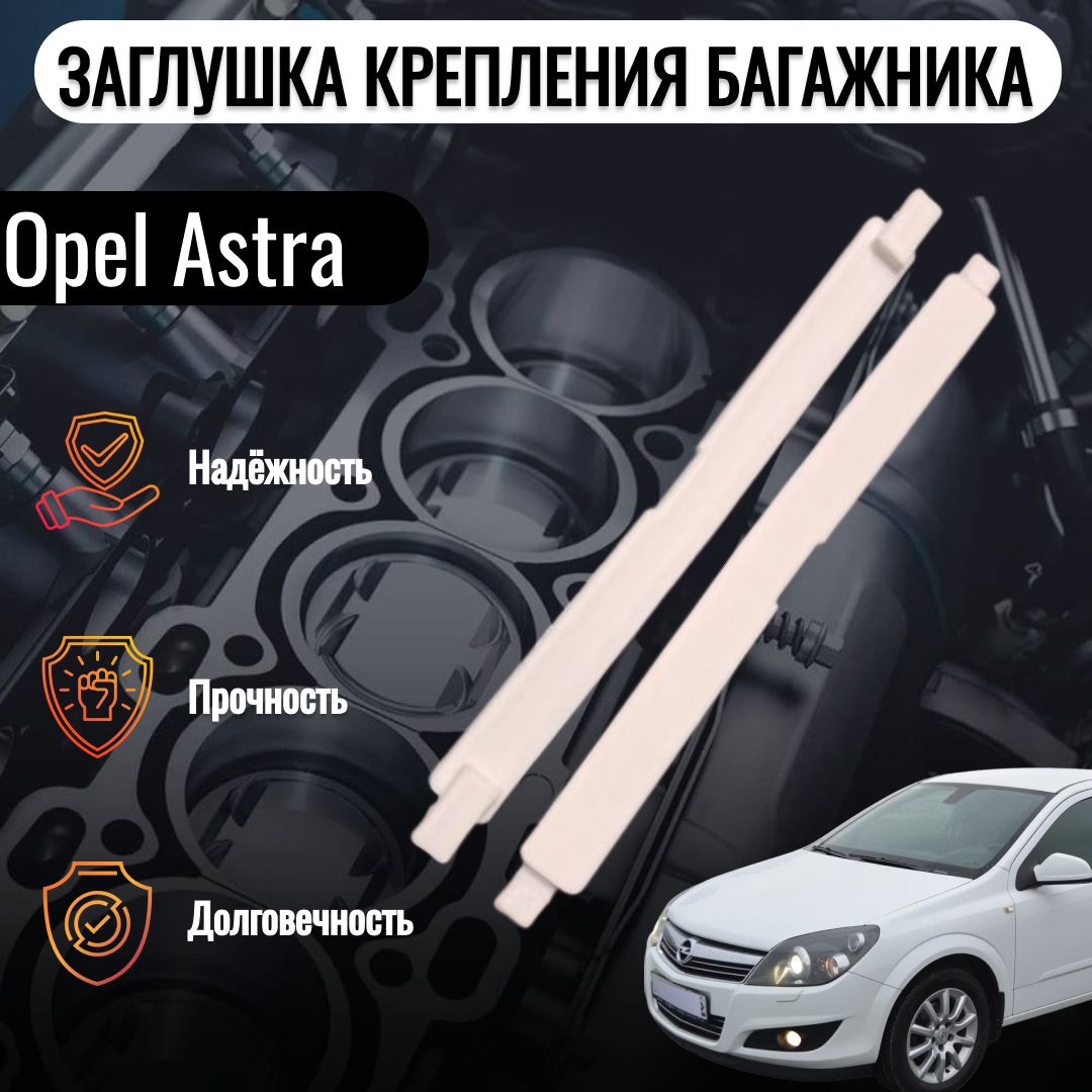 Заглушка багажника на крыше для Opel Astra H 2 шт.