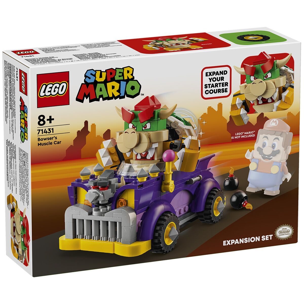 Lego 71431 Super Mario Маслкар Боузера