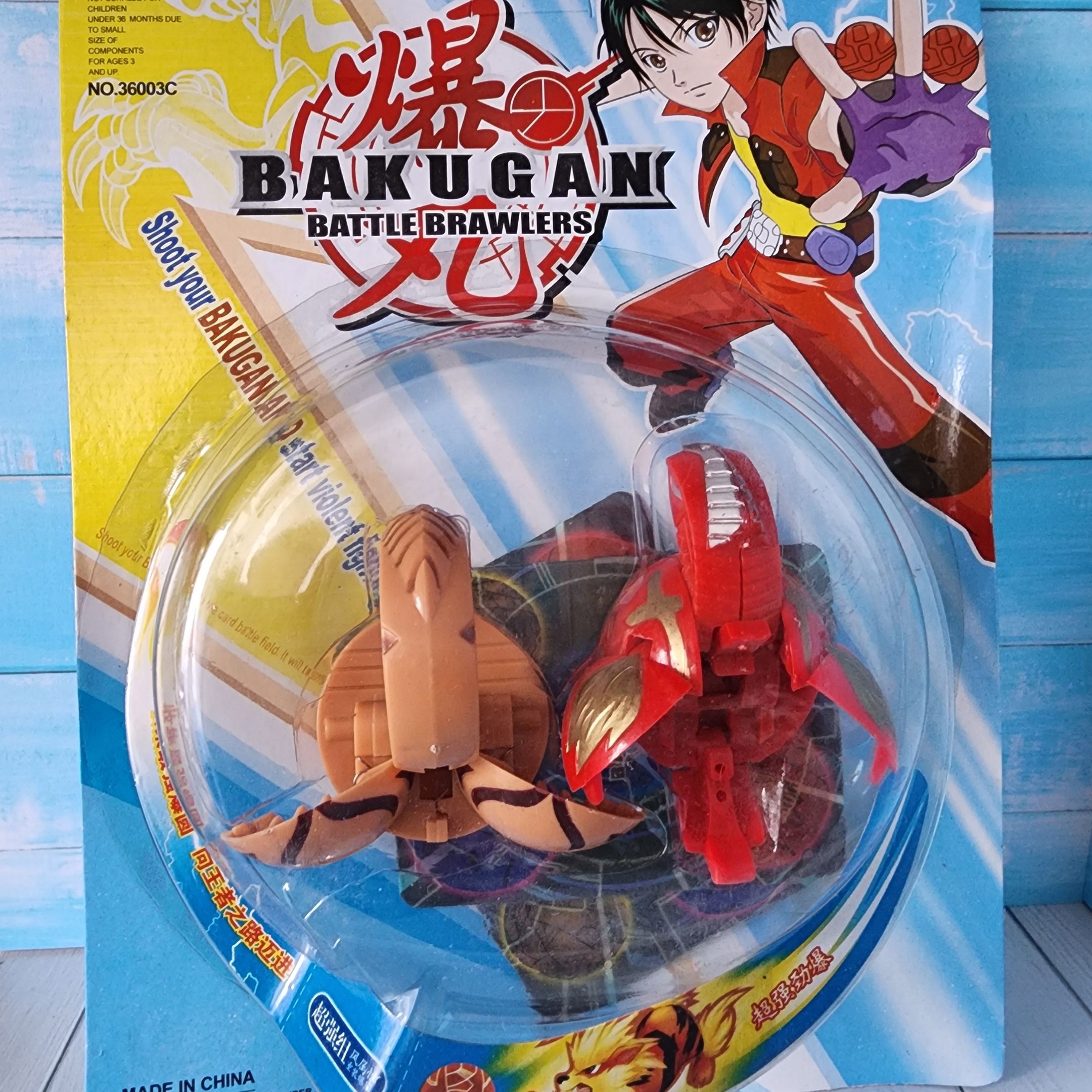 Игрушка робот-трансформер Bakugan 2 штуки, набор №3