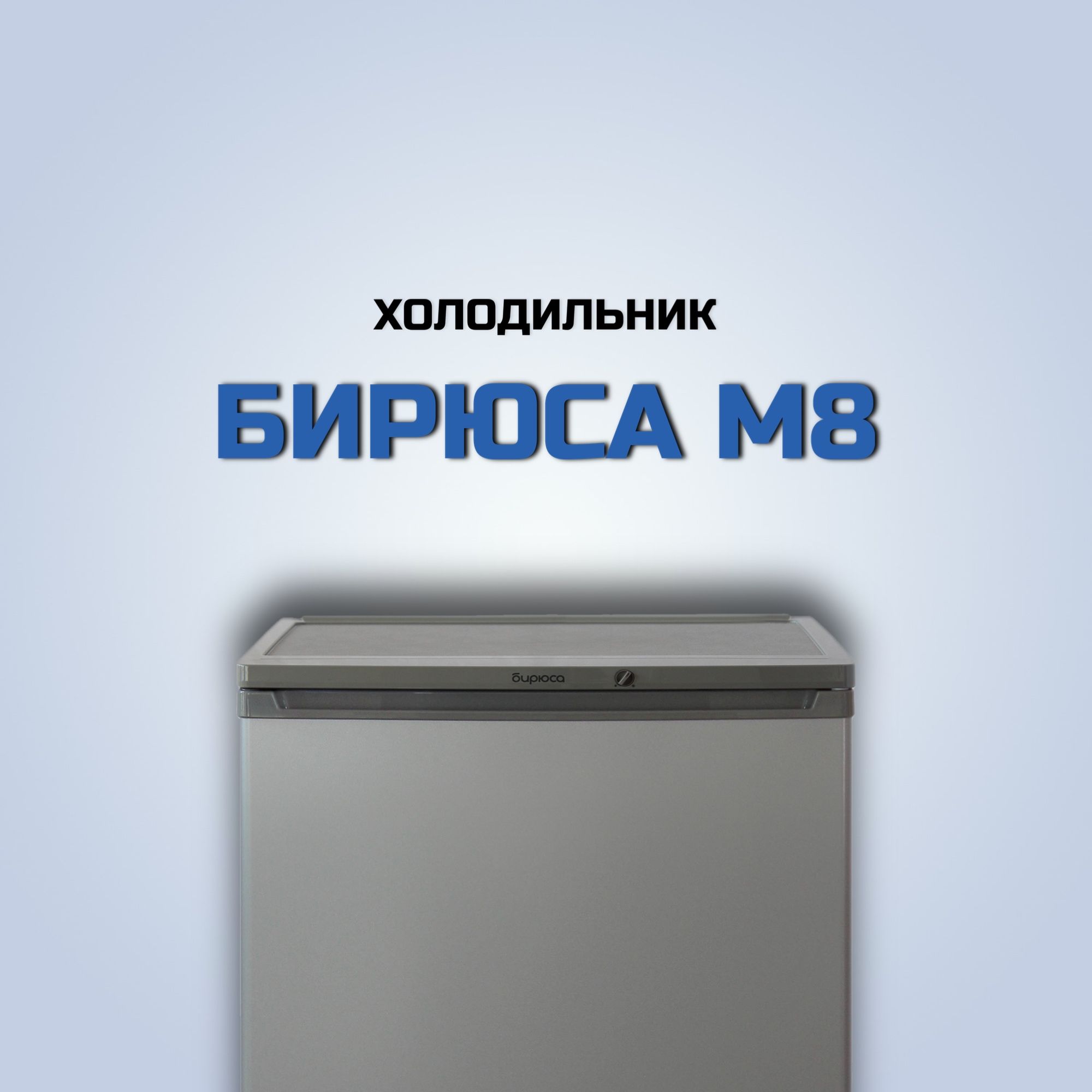 ХолодильникБирюсаБ-M8(Цвет:GrayMetallic)
