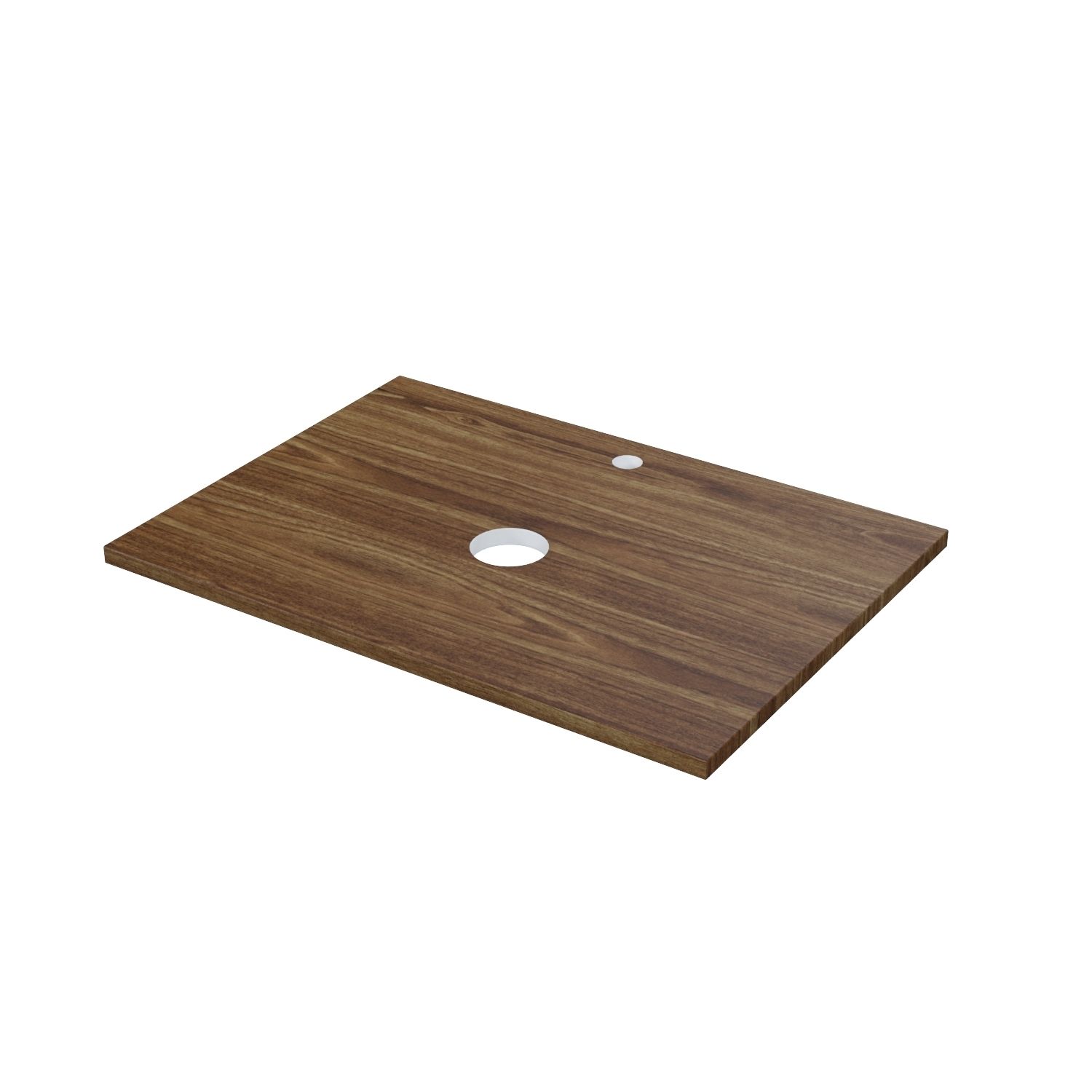 Фото товара на маркетплейсе ozon Столешница на тумбу в ванную, МДФ, 70 см, макадамия орех, Optima Home, IDDIS, OPH70BMi89