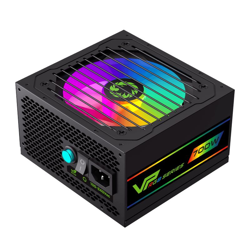 БлокпитанияGameMaxVP-700-RGB(Черный700WBronze120мм20+4pin4+4pin(CPU)2*6+2pin(PCI-E)5*SATA3*MOLEX)