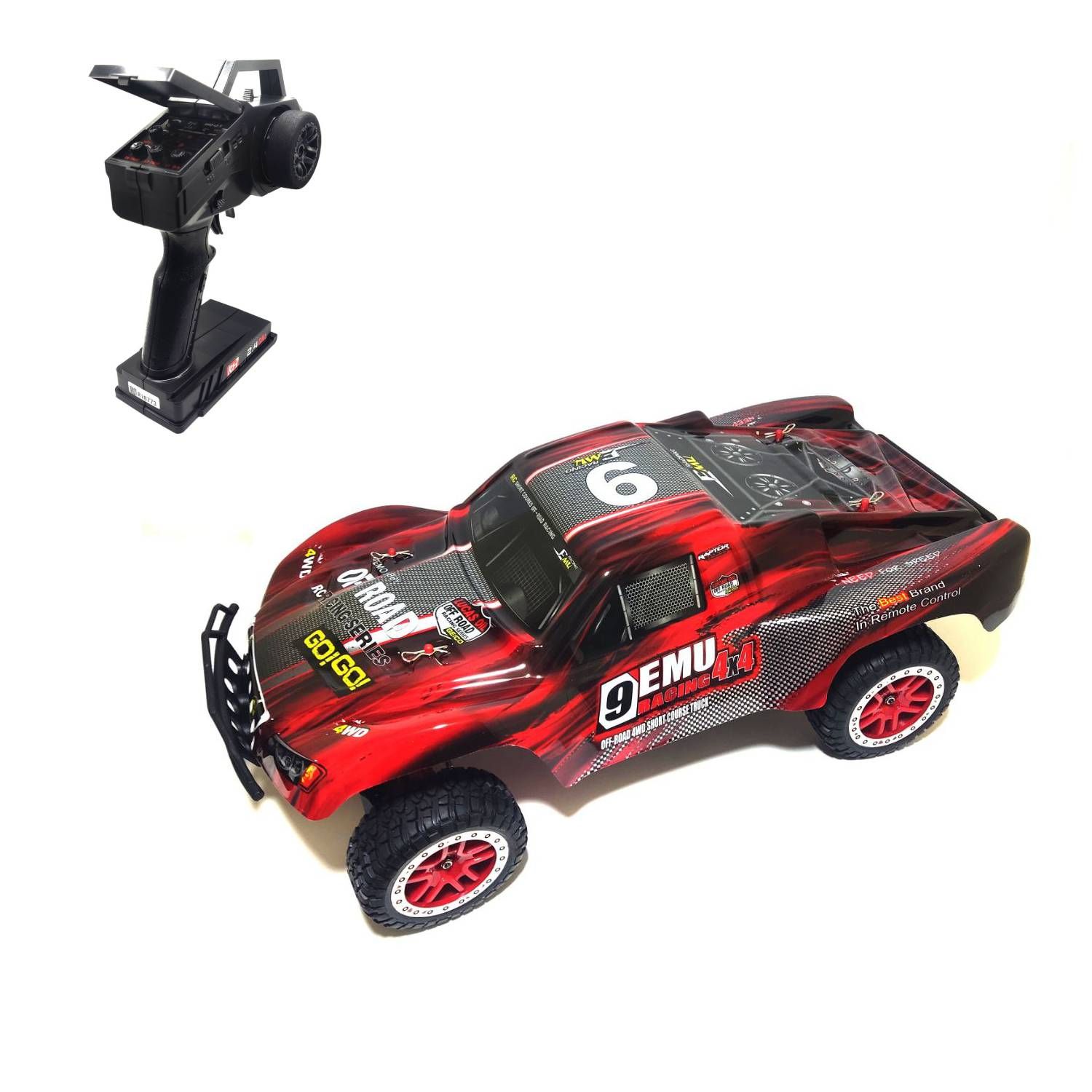 Радиоуправляемый шорт-корс трак Remo Hobby Truck 9emu 4WD RTR масштаб 1:10  2.4G - RH1025-RED - купить с доставкой по выгодным ценам в  интернет-магазине OZON (402029634)