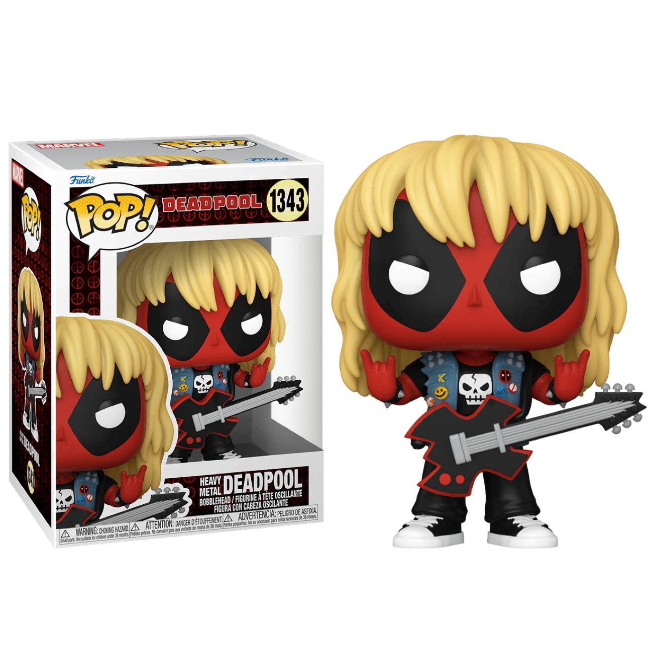 Фигурка Funko Pop! Deadpool Heavy Metal (Фанко Поп Дэдпул хэви метал) -  купить с доставкой по выгодным ценам в интернет-магазине OZON (1503381748)