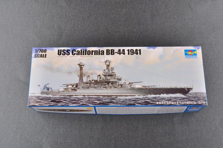 Trumpeter 1/700 05783 USS Калифорния BB-44 1941Корабль