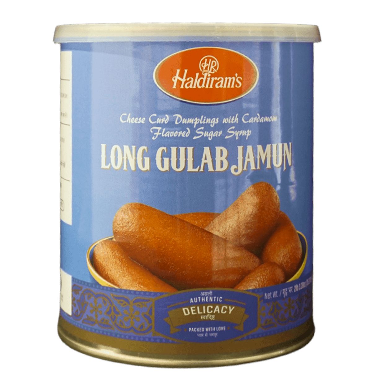 Творожные сладкие шарики Haldirams Лонг гулаб джамун (Long gulab jamun), 1000 г