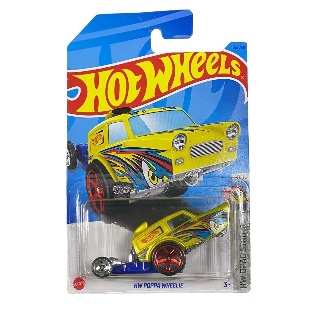 Hot Wheels Машинка хот вилс HW Poppa Wheelie - купить с доставкой по  выгодным ценам в интернет-магазине OZON (1531294228)