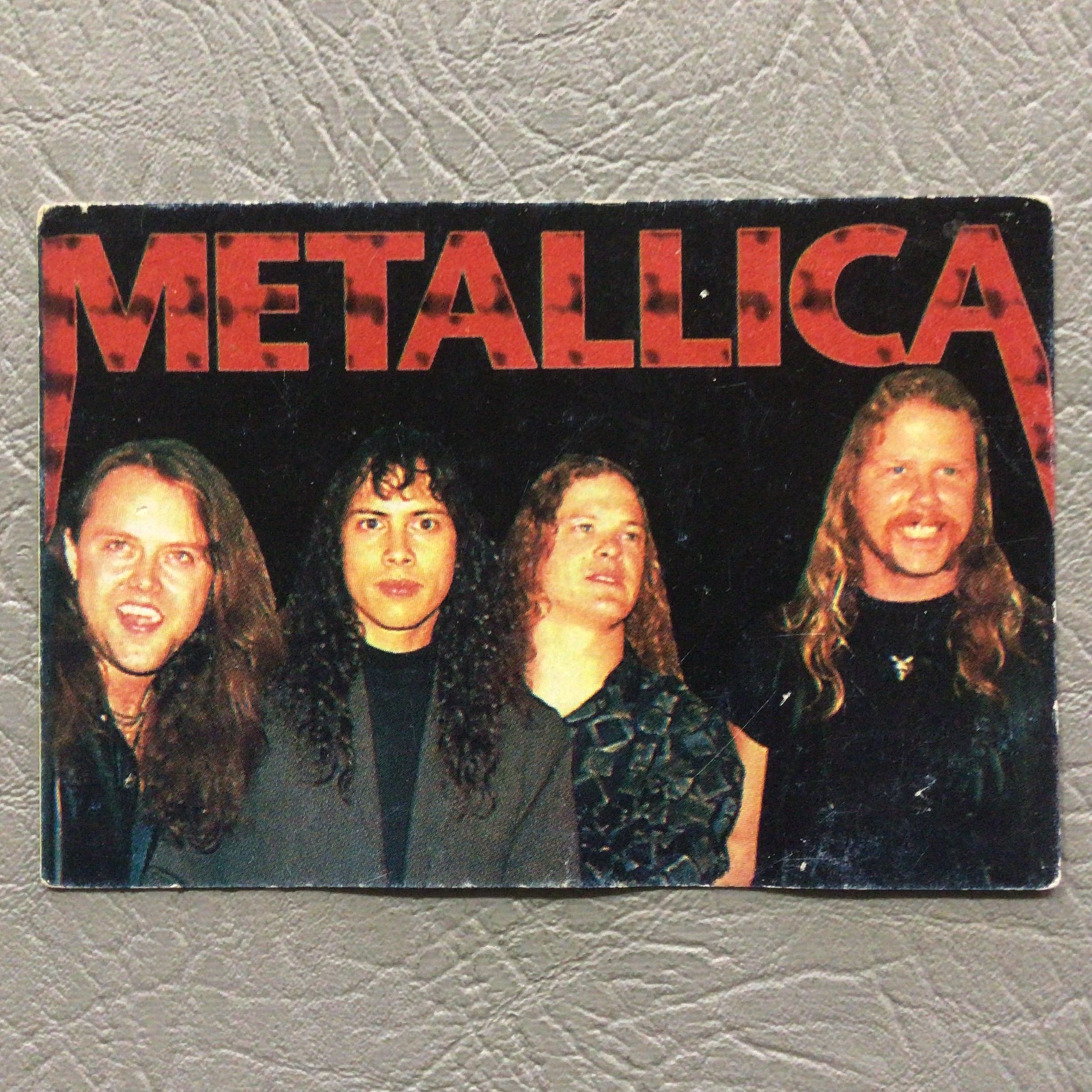 Календарик карманный СССР Рок металл - Группа Metallica 1997 г Арт Каз/1-222