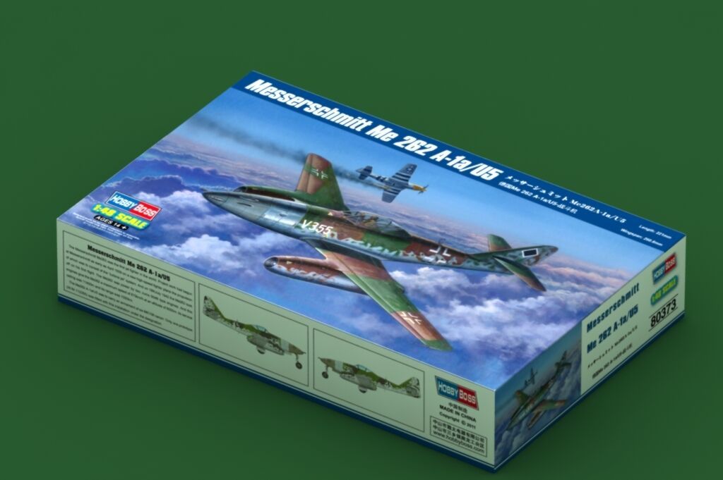 HOBBYBOSS 80373 1/48 Мессершмитт Me262A-1a/U5 Модельный комплект Танки