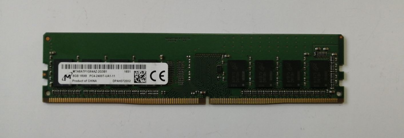 MicronОперативнаяпамятьDDR4MTA8ATF1G64AZ-2G3B18Гб2400MHz1x8ГБ(MTA8ATF1G64AZ-2G3B1)