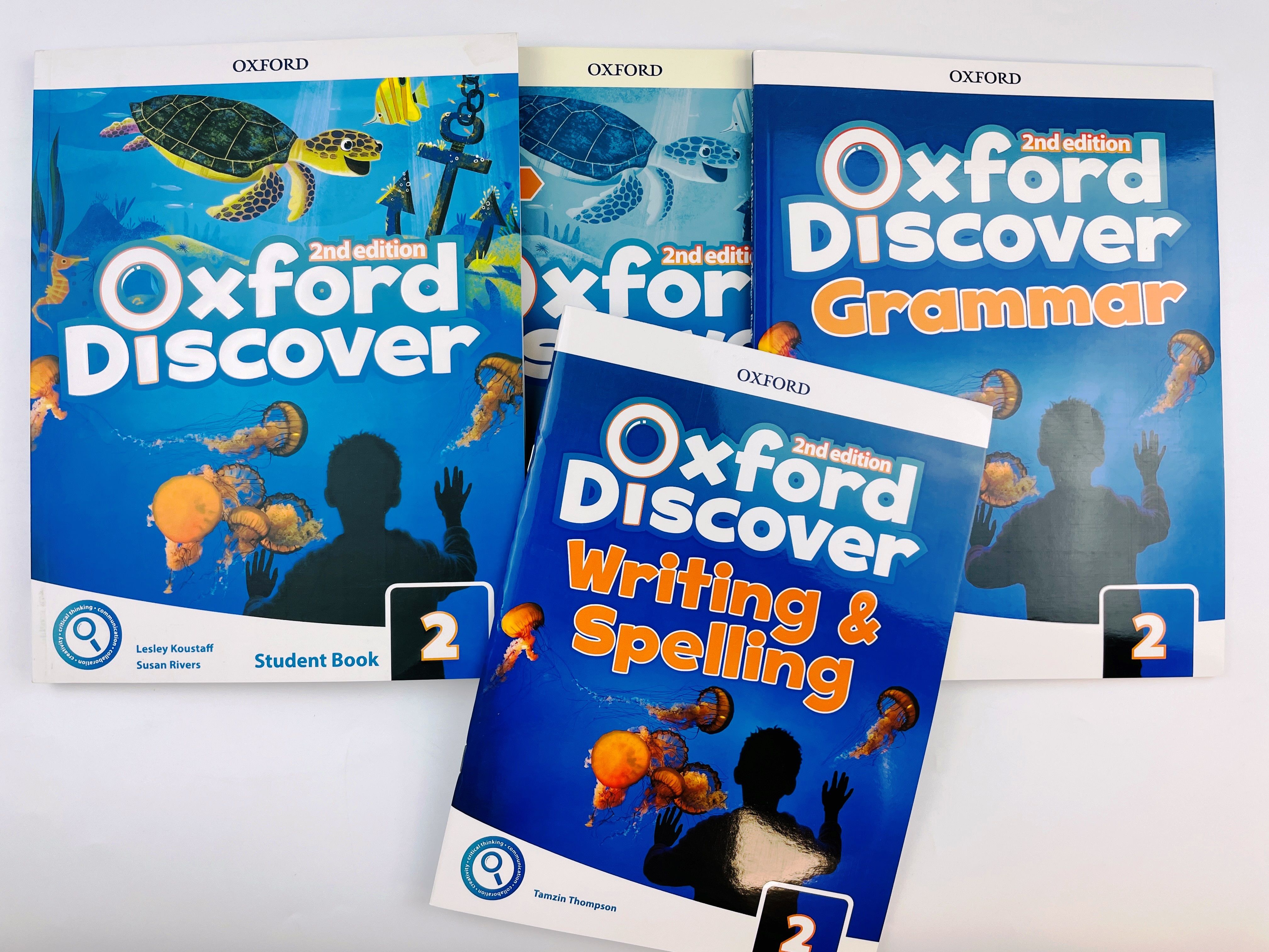 Oxford Discover 2 Student Book + Workbook + Oxford Discover Grammar 2 Students book (2nd edition) + Discover Writing & Spelling 2 | Vilina Charles