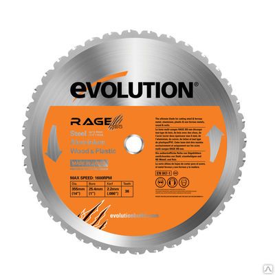 Evolution Диск пильный 355 x 2.2 x 25.4; 36  зуб.