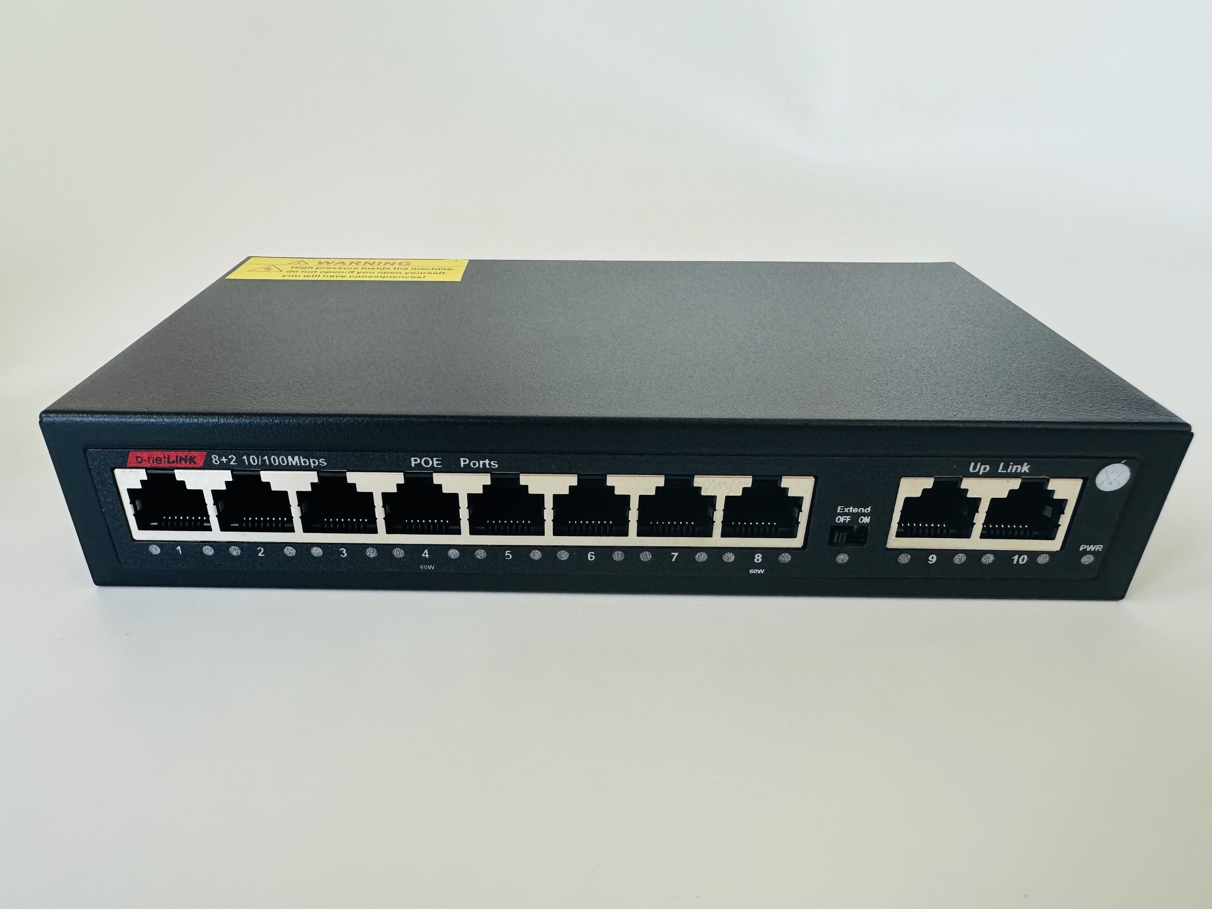 КоммутаторКоммутаторPOEB125X(8POE100mb+2POEUplink100mb),черный