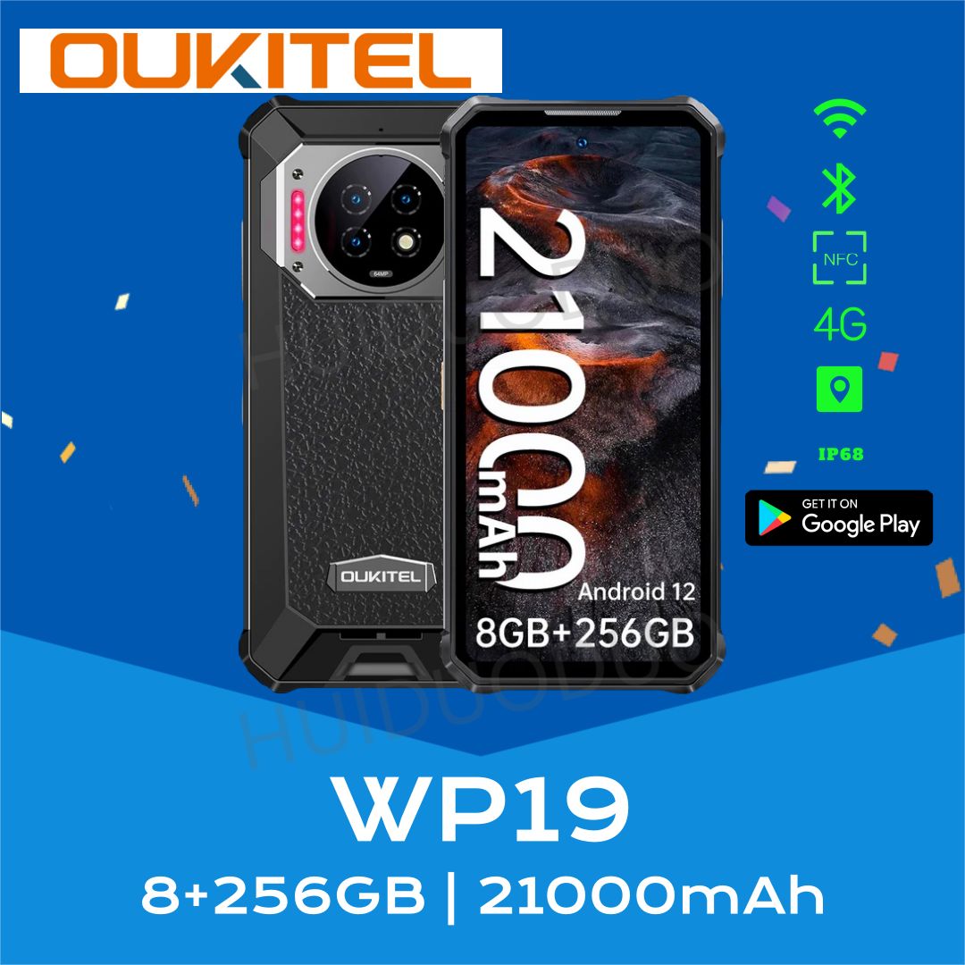 OukitelСмартфонWP19(Глобальнаяверсия)Global8/256ГБ,черный