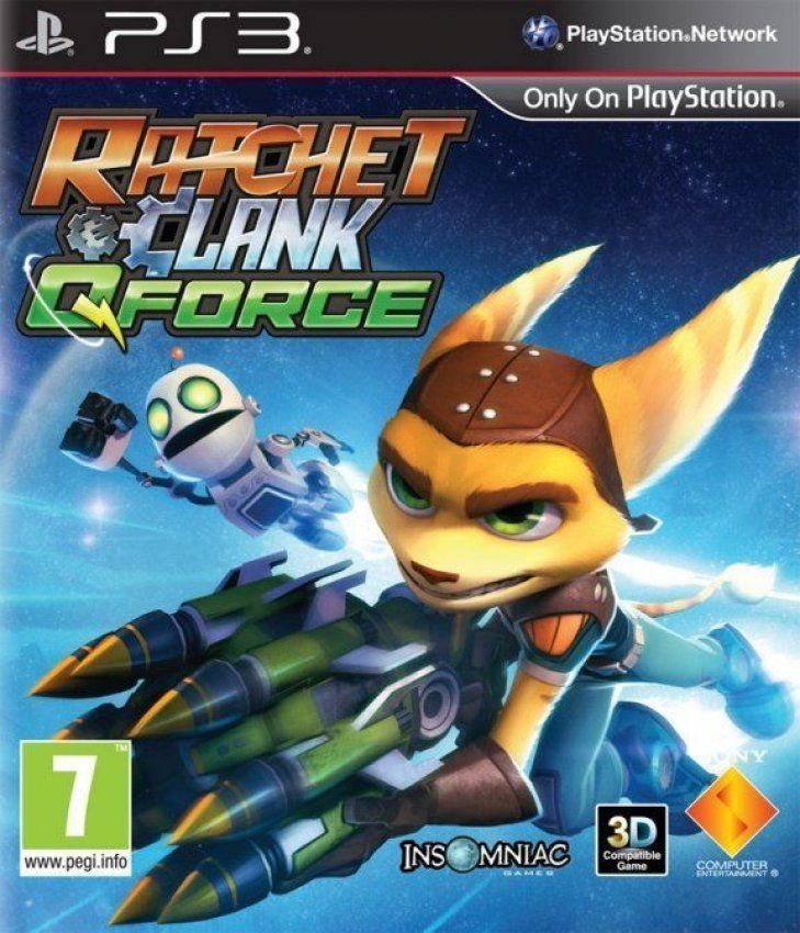 Игра Ratchet and Clank QForce (Full Frontal Assault) PS3 Русская Версия Диск на PlayStation 3