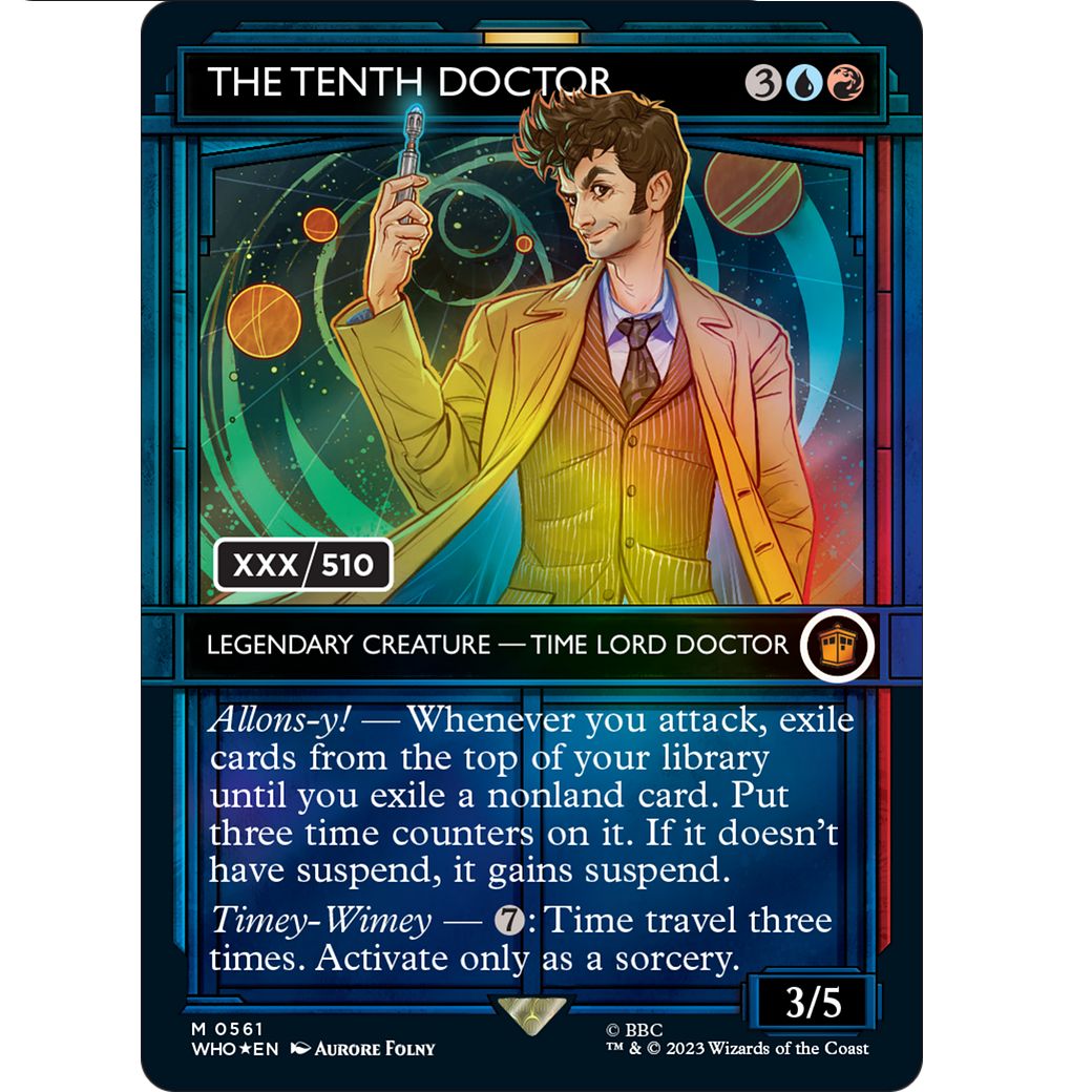 Пользовательская волшебная игра пасьянс Magic The Gathering The Tenth  Doctor - купить с доставкой по выгодным ценам в интернет-магазине OZON  (1578797329)