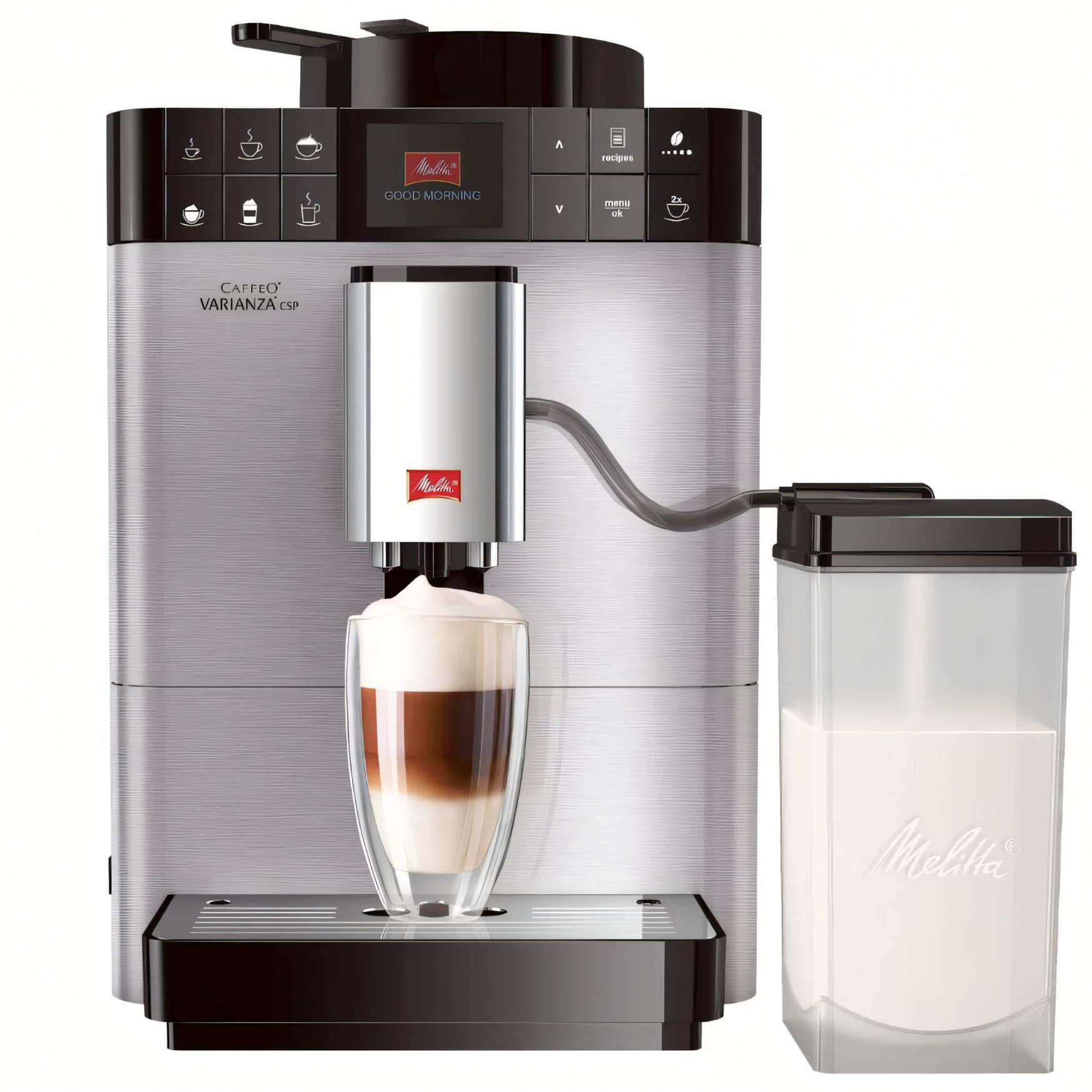 Автоматическая кофемашина Melitta F 570-101 Caffeo Varianza CSP, серебристая