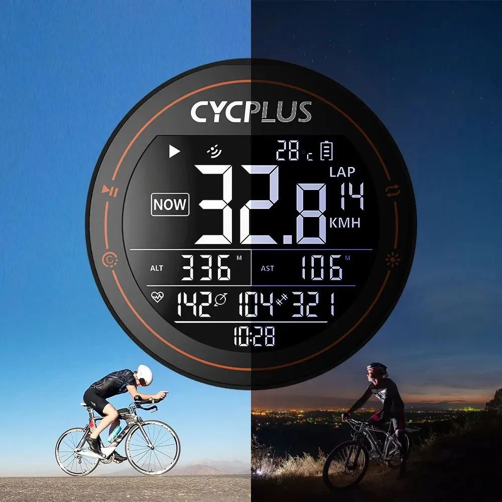 Cycplus m2. Велокомпьютер cycplus m2. gps спидометр для велосипеда. блютуз спидометр для велосипеда. беспроводной велосипедный компьютер cycplus m2 gps обзор.