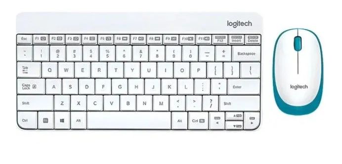 Клавиатура+мышьбеспроводнаяLogitechMK245белый,английская