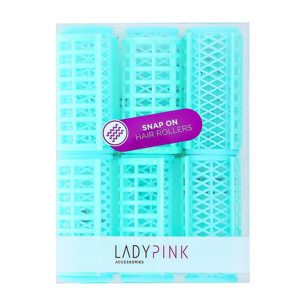 Бигуди с зажимом LADY PINK BASIC PROFESSIONAL мятные