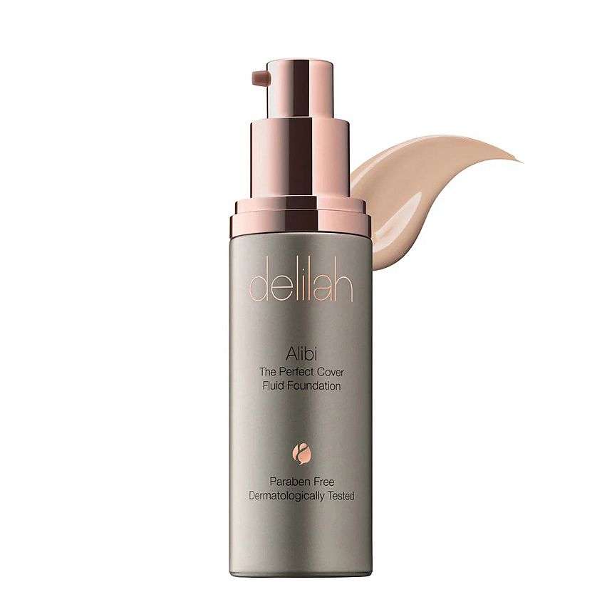 DELILAH Alibi The Perfect Cover Fluid Foundation - Bloom 30 мл - тональный флюид для лица Delilah