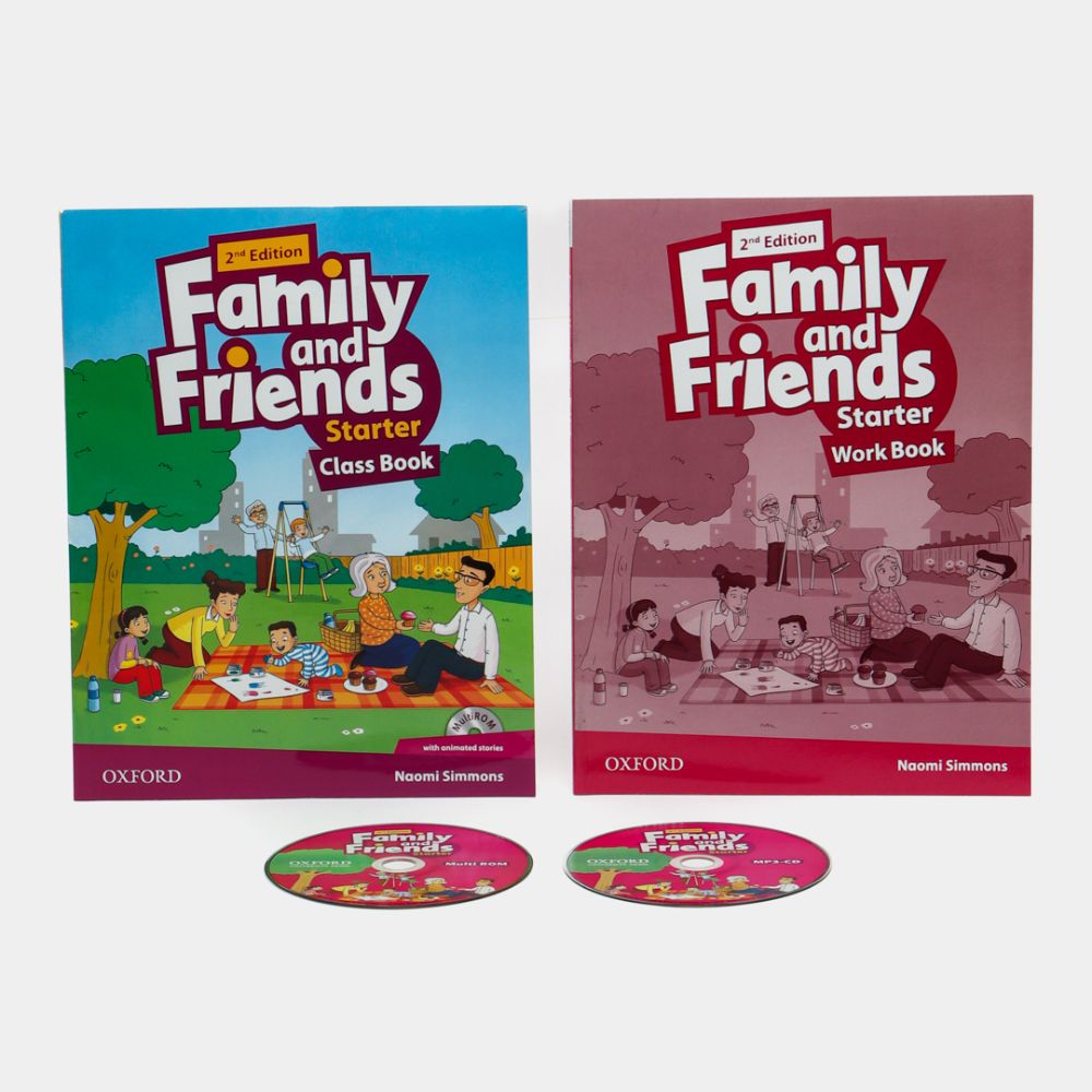 Family and Friends Starter 2nd edition (Student's book + Workbook + диски) | Симмонс Наоми