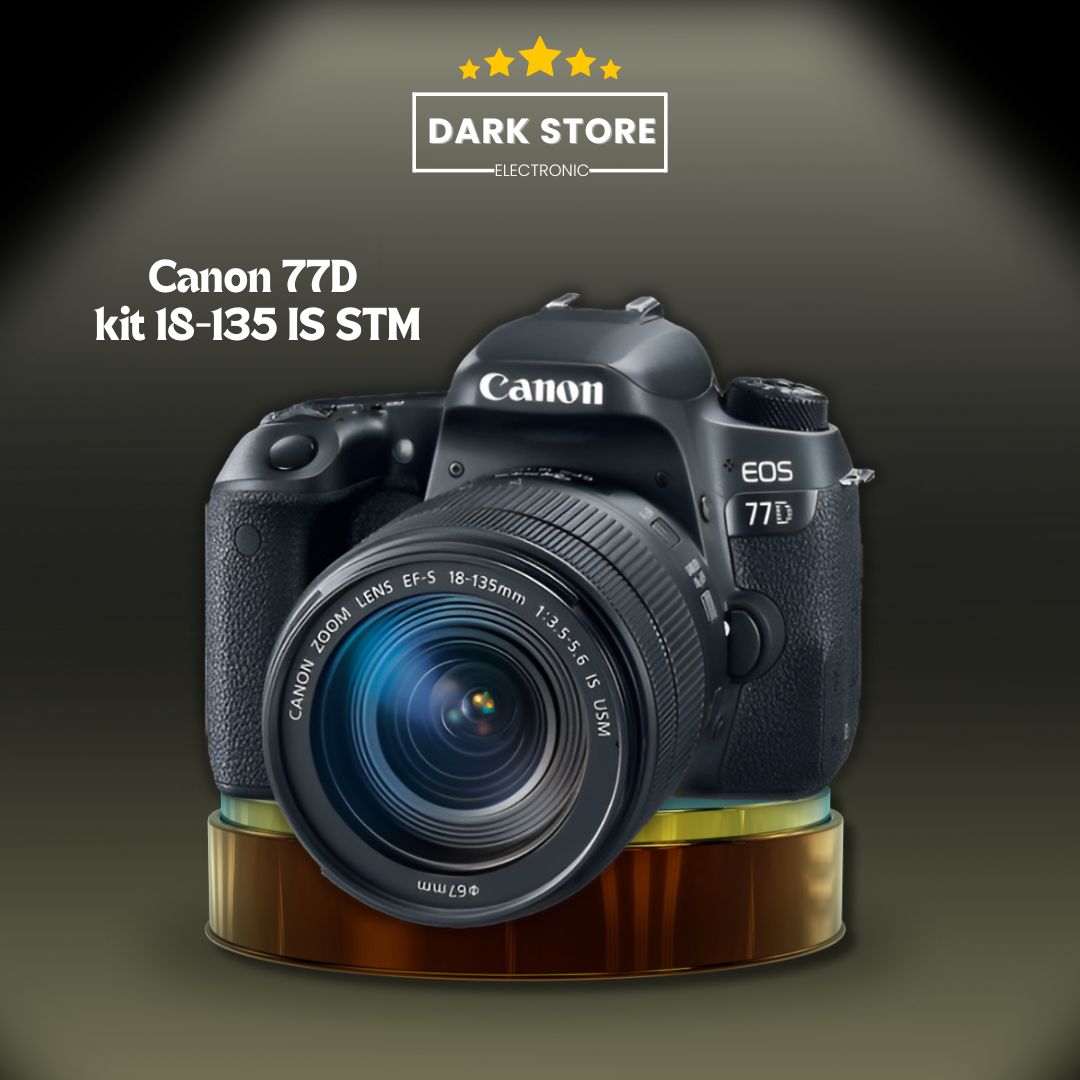 Фотоаппарат Canon EOS 77D Kit 18-135 IS STM