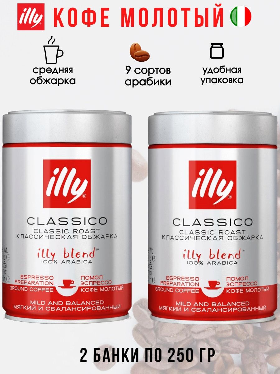 Купить Кофе Illy Молотый В Банках