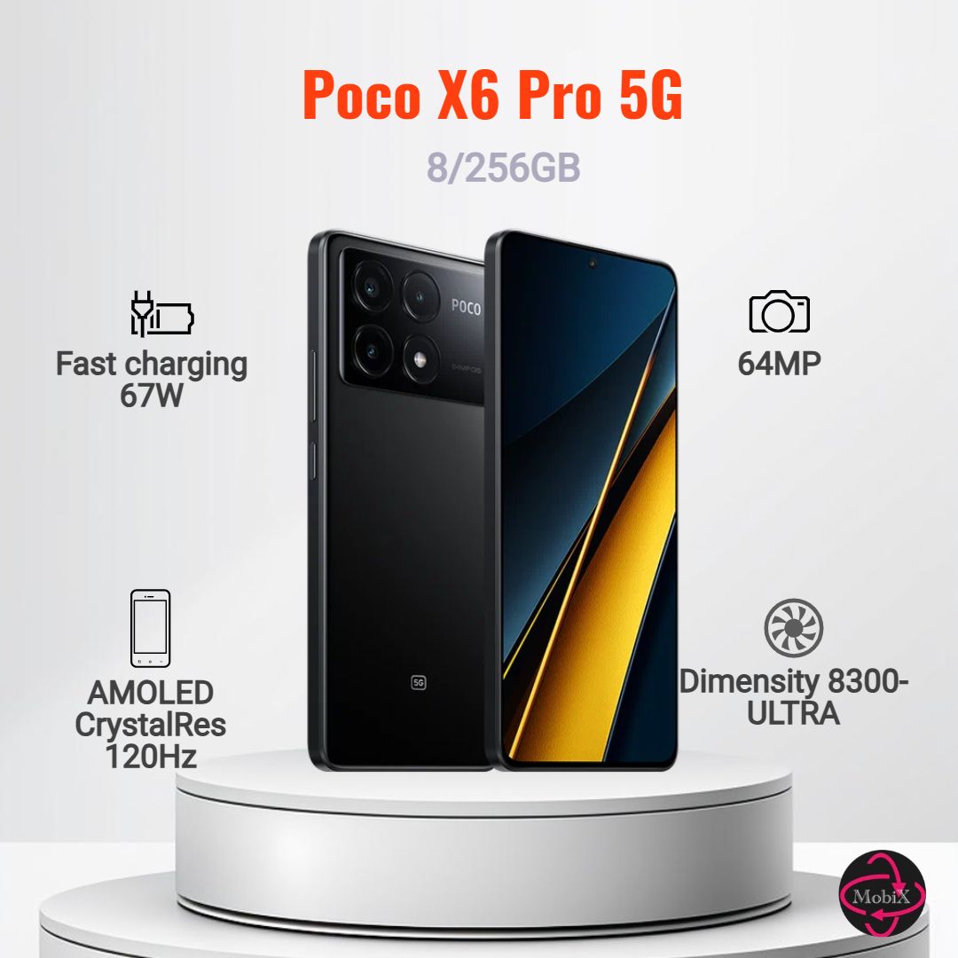 XiaomiСмартфонPocoX6Pro5G8/256ГБ,черный