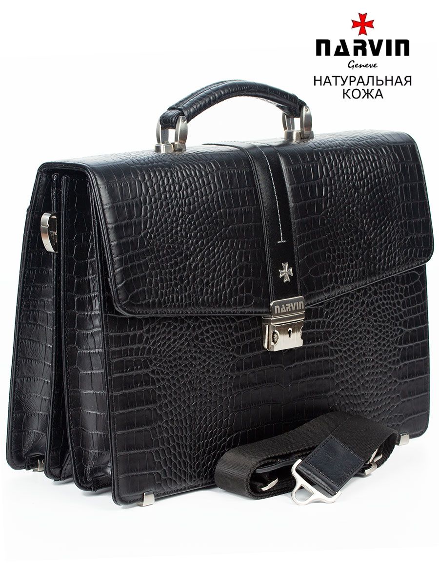 Портфель мужской классический натуральная кожа