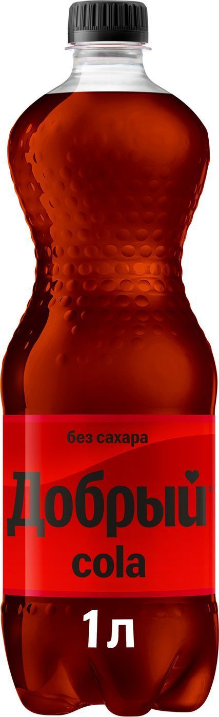 Газированный напиток  Добрый Cola без сахара, 1 л