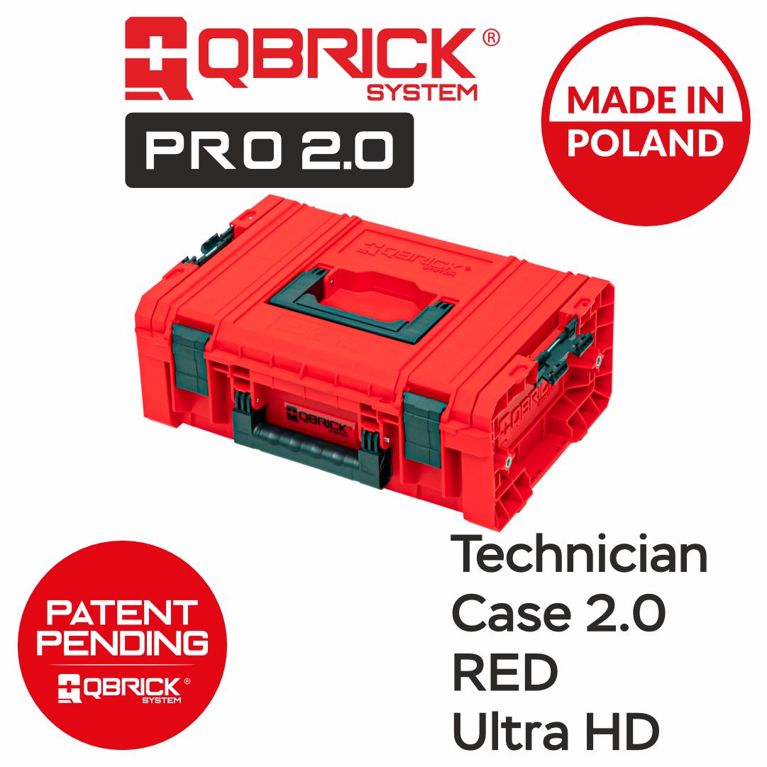 ЯЩИКДЛЯИНСТРУМЕНТОВQBRICKSYSTEMPROTECHNICIANCASE2.0REDultraHD