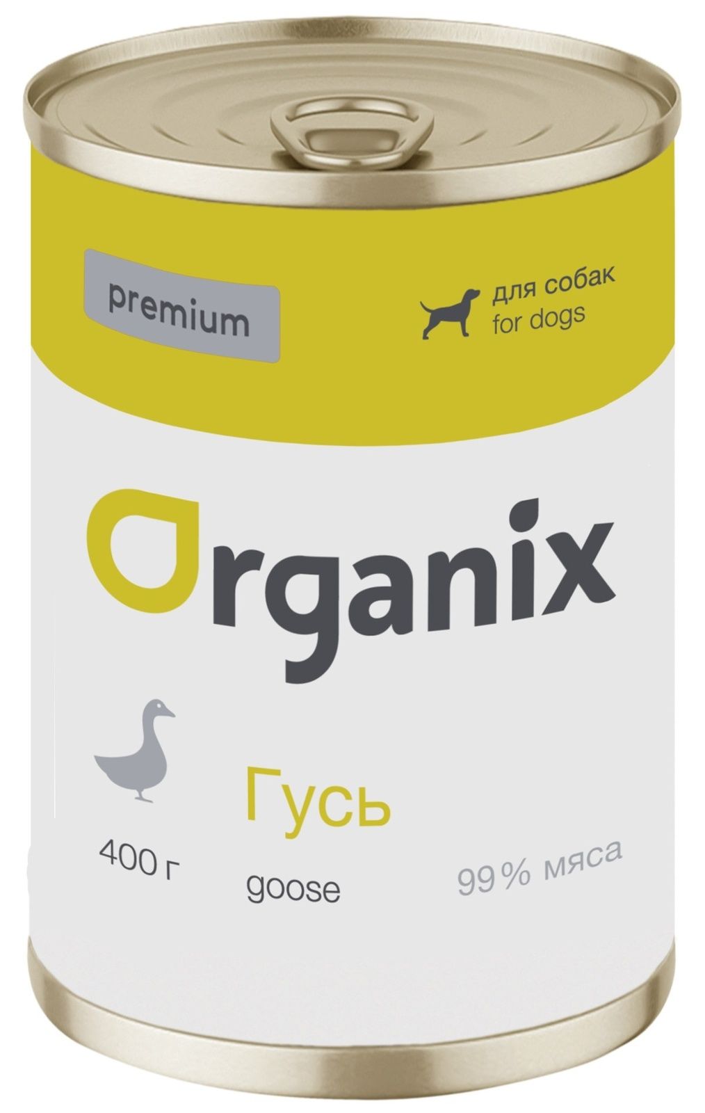 Organix Dog Premium Гусь Консервы для собак, 6 шт x 400 г (2,4 кг)