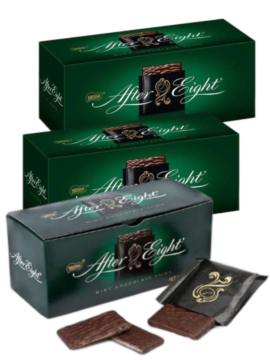 Nestle After Eight Темный шоколад мята, 3 шт x 200 г