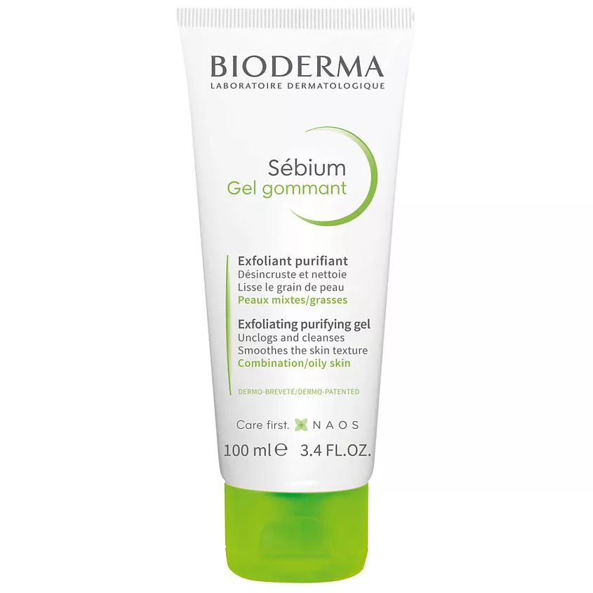 BIODERMA Гуммирующий гель для выравнивания тона лица и борьбы с воспалениями Sebium 100 мл