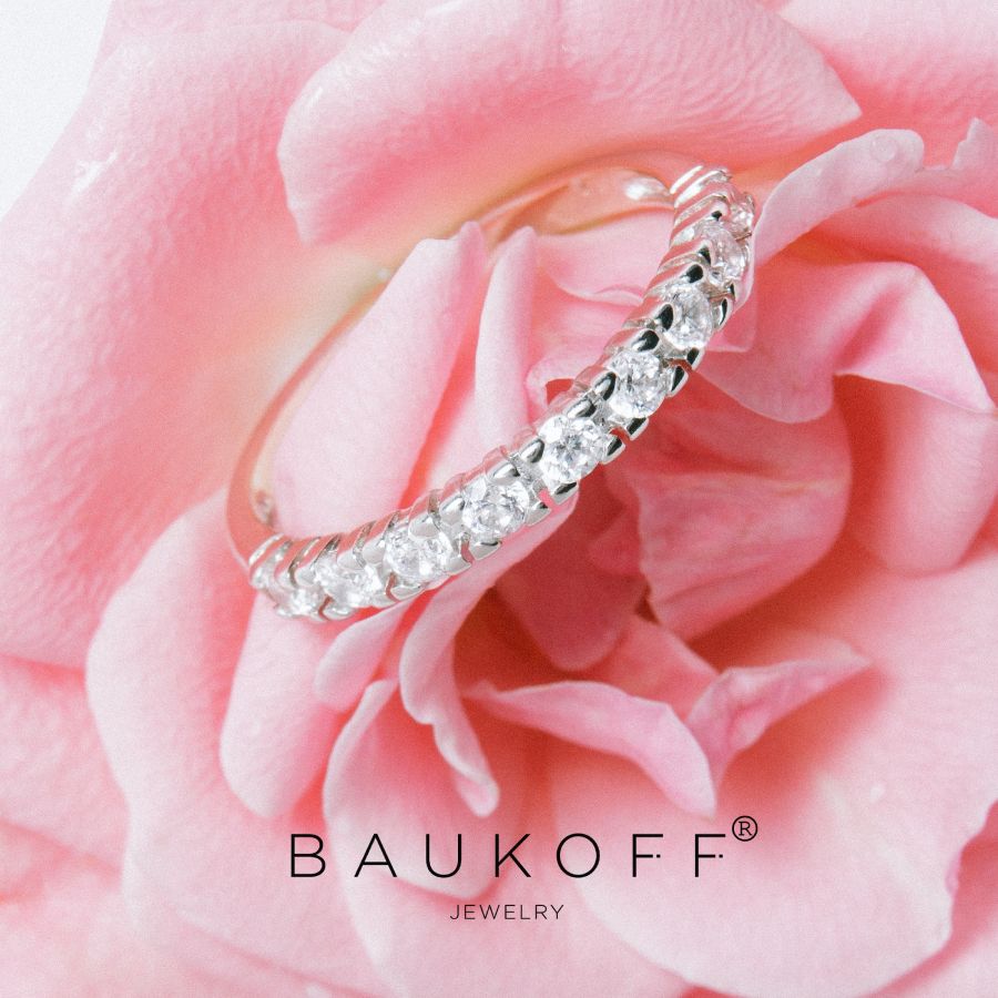 BAUKOFF jewelry Кольцо дорожка серебро женское